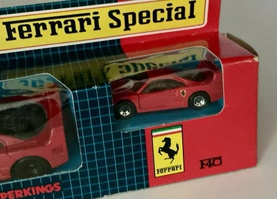 1989 MATCHBOX SUPERKINGS FERRARI SPECIAL  SET (F40) - Image 1 of 4