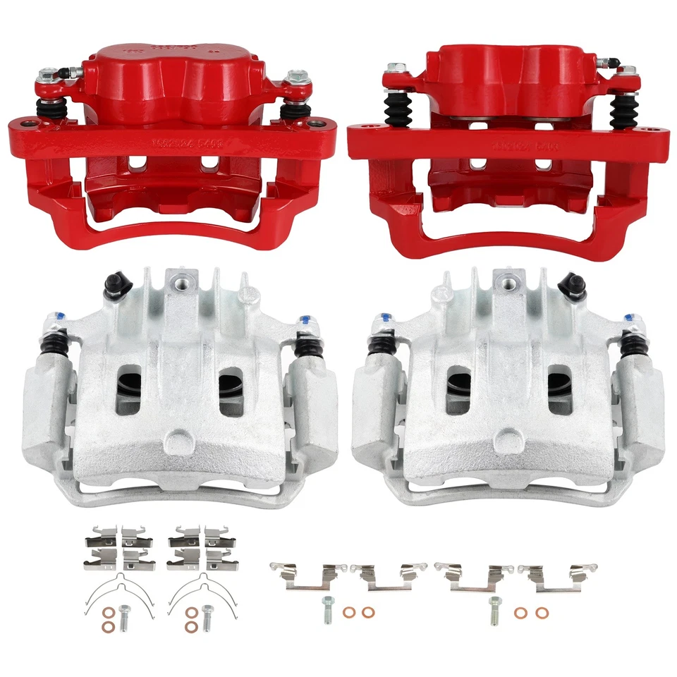 Front and Rear Brake Calipers Pairs For Ford F-350 F-250 Super Duty 1999-2004 Foto 1 de 1