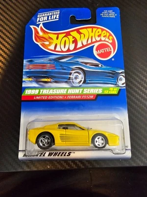 Hot Wheels 1999 Treasure Hunt Series Limited Edition Ferrari YELLOW F512M - Image 1 of 4
