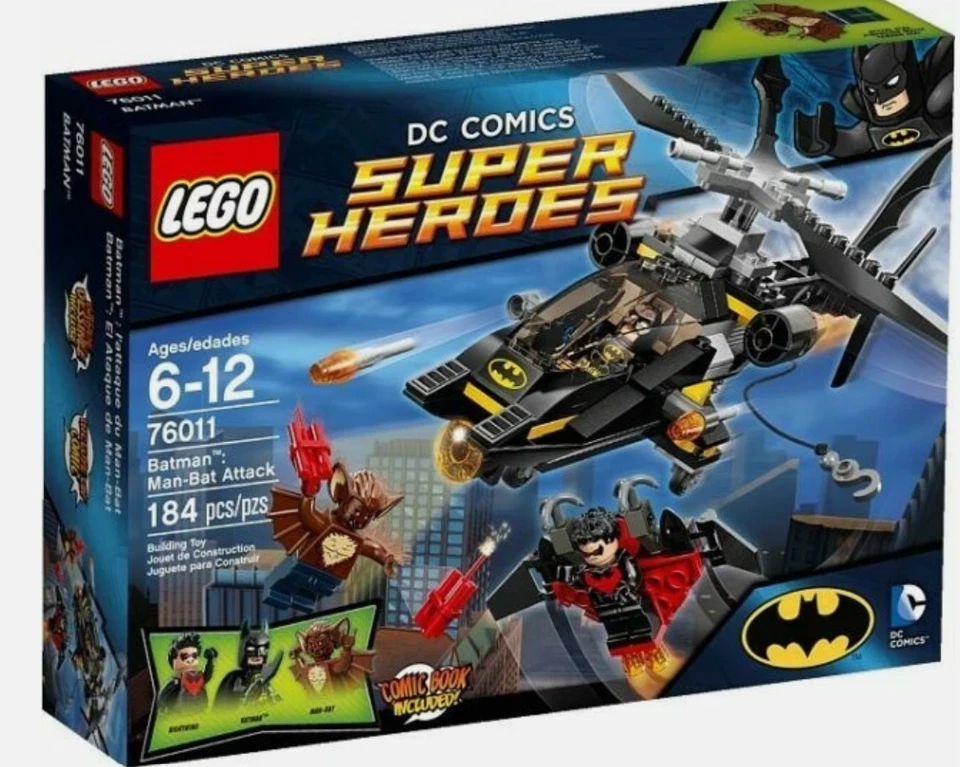 LEGO 76011 DC Comics Super Heroes: Batman: Man-Bat Attack NEW NIB FREE SHIPPING - Image 1 of 1