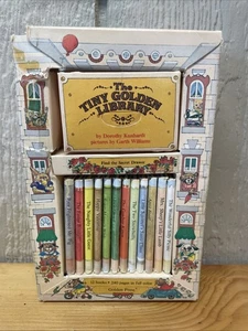 Vintage 1980 The Tiny Golden Library 12 Book Set Dorothy Kunhardt Garth Williams - Bild 1 von 6
