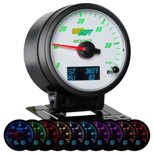 3in1 GLOWSHIFT COMBO GAUGE for CUMMINS DIESEL BOOST PYROMETER FUEL PRESS GAUGES - Picture 1 of 7