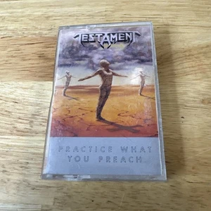 Testament - Practice What You Preach Cassette 1989 Megaforce Records - Foto 1 di 11