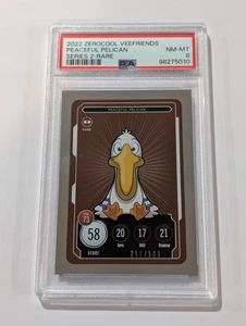 Peaceful Pelican VeeFriends Compite Coleccionar Serie 2 Raro/500 PSA 8 - Imagen 1 de 1