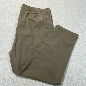 LEVIS XX CHINO STANDARD TAPER MEN 46X30 OD PANTS-14" RISE-STRETCH-EUC - Picture 1 of 8