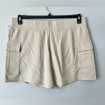 Corto cargo de rizo para mujer DKNY tostado talla XL Foto 1 de 4