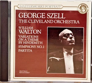 WALTON: SYMPHONY NO. 2; PARTITA; HINDEMITH VARIATIONS - George Szell - CD - Picture 1 of 2