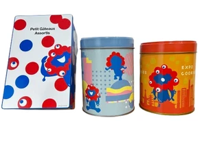 Osaka Kansai Expo 2025 Myakumyaku Candy Tin Can Set of 3 Japan Type 2 - Picture 1 of 2