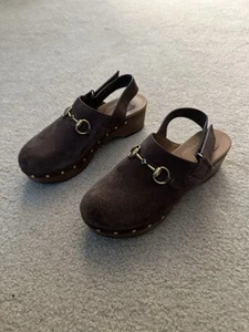 GUCCI WOMENS CLOG CLOG SHOES SIZE 39 - Picture 1 of 15