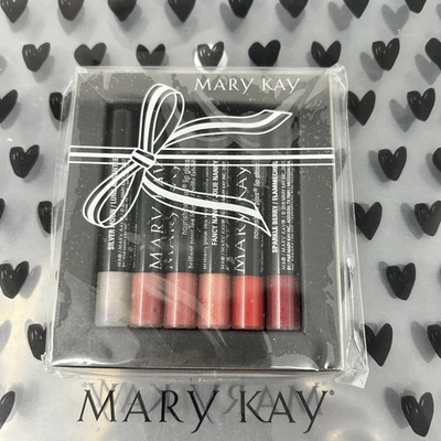New Mary Kay Mini Assorted 6 Pc Nourishine Plus Lip Gloss Set ~ Travel Size - Image 1 of 2