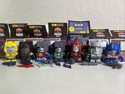 Transformers los Sujetos Leales Lote de 8 Figuras con Cajas y Tarjetas Megatron Foto 1 de 4