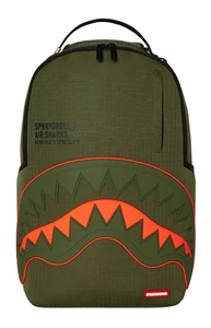 SPRAYGROUND SHARK CENTRAL AIRBORNE BACKPACK - Basic Army Green Bag - Limited Ed - Bild 1 von 11