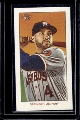 2020 Topps 206 George Springer Sweet Caporal Athletics - Image 1 of 2