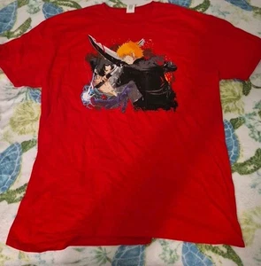 Camiseta Shonen Jump Y2K Ichigo Kurosaki Bleach Sasuke Naruto Anime Talla 2 XL Rara - Imagen 1 de 3