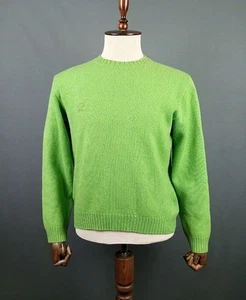 Paul & Shark Sweater Size Large Men's Heavyweight Knit Wool Green - Picture 1 of 11