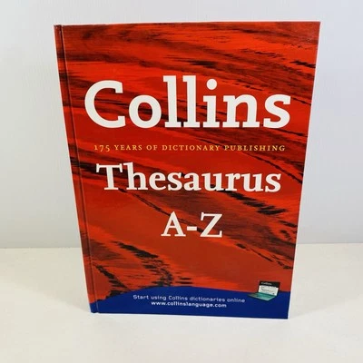 Collins Thesaurus A-Z Home Edition Hardcover 2009 - Image 1 of 4