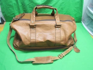 Borsone/borsa a tracolla Tica in morbida pelle marrone SBC Golf Championship buone condizioni - Foto 1 di 9