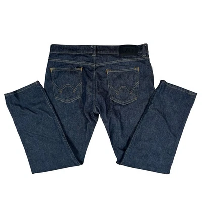 Edwin Japanese Selvedge Denim Jeans ED-80 Slim Tapered Indigo Mens Size 34x29 - Image 1 of 4