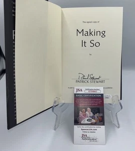 PATRICK STEWART HACIÉNDOLO TAN FIRMADO AUTOGRAFIADO PRIMERA EDICIÓN LIBRO HC CERTIFICADO DE AUTENTICIDAD JSA AV04663 - Imagen 1 de 5