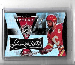 LANNY McDONALD '07-08 UD THE CUP STANLEY CUP CHIROGRAPHY CERTIFIED AUTOGRAPH#/50 - Picture 1 of 1