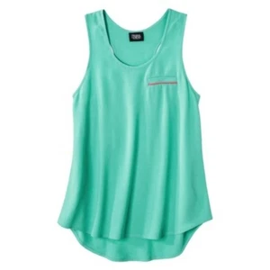 Prabal Gurung For Target Green Pebble Racerback Cami Tank Top Blouse NWT - Picture 1 of 10