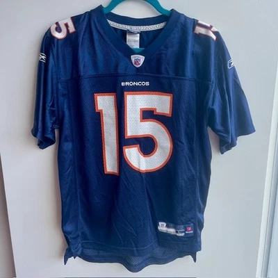Camiseta de los Denver Broncos Tim Tebow #15 NFL Fútbol Reebok On Field Juvenil LG 14-16 Foto 1 de 4