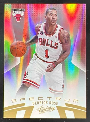 2010-11 Panini Absolute Memorabilia Spectrum Gold #2 Derrick Rose /100 - Image 1 of 2
