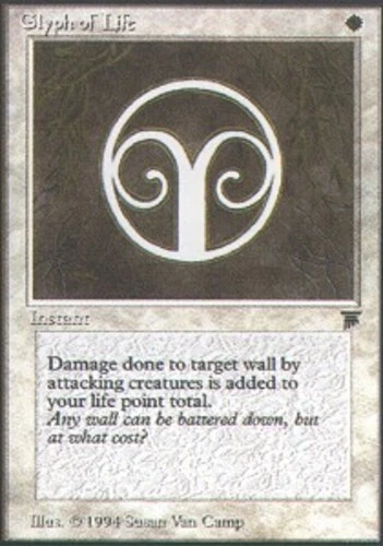 Glyph of Life ~ Heavily Played Legends MTG Magic UltimateMTG White Card - Image 1 of 1
