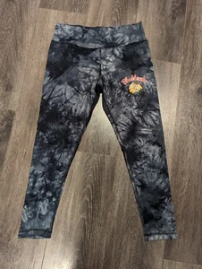 NhL soft legging yoga pants tye dye Hockey Blackhawks M New Womens - Picture 1 of 2