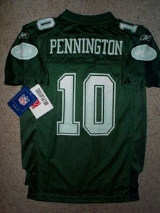 ($60) New York NY Jets CHAD PENNINGTON nfl Jersey Youth *GIRLS* (L-LG-LARGE) - Picture 1 of 3