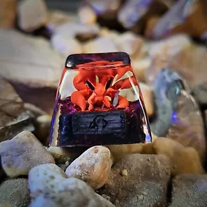 Kurama keycap, Artisan Keycap, custom keycap, naruto keycap, Keycap Handmade - Picture 1 of 11