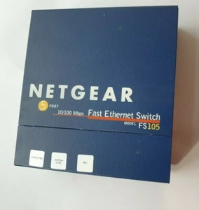 Netgear FS 105 - 5 Port Fast Ethernet Switch  - Picture 1 of 4