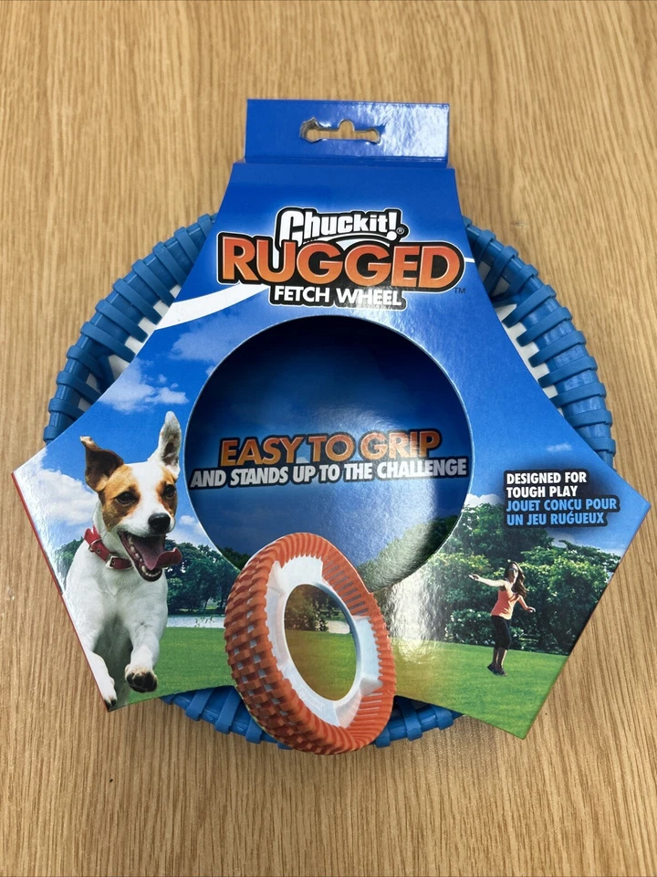 (U) Chuckit! Rugged Fetch Wheel For Dogs Throw & Fetch Toys, Blue - Image 1 of 1