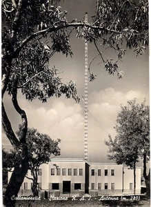 C13141-CALTANISSETTA, Stazione RAI Antenna, ed. Terrana Vincenzo, 1952 - Foto 1 di 1