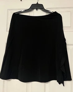 Talbot's black elastic waist skirt petite M new with tags - Picture 1 of 4