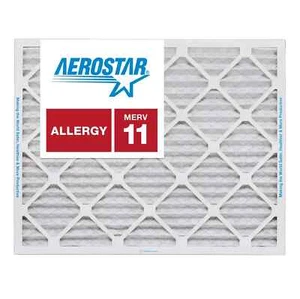 Aerostar 16x20x1 MERV 11 Furnace Air Filter, 6 Pack (1010) - Picture 1 of 8