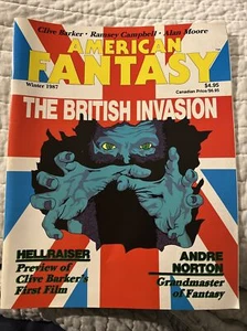 American Fantasy Vol 2 No 2, ALAN MOORE, CLIVE BARKER, NEIL GAIMAN 1987 VF+ - Picture 1 of 3