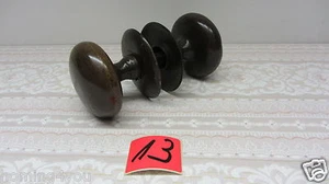 XXL TÜRGRIFF KNAUF GRIFF BRONZE ANTIK  VIERKANTSTIFT ROSETTE ART DÉCO  - Picture 1 of 11