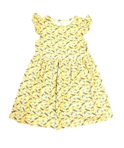 DRAGANFLY YELLOW DRESS GIRLS SIZE L 6X - Picture 1 of 2