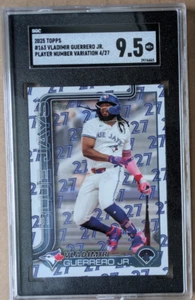 2025 Topps Player Number Variations Vladimir Guerrero Jr. #4/27 - SGC 9.5 Mint+ - Bild 1 von 2