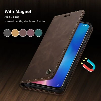 CaseMe Lujo Retro Magnético Billetera Cuero PU Estuche Cubierta Abatible para Xiaomi Redmi Foto 1 de 4