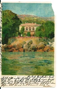 RAU-31 1911 RAOUL FRANK -ABBAZIA Villa Angolina FP - VG - Ottmar Zieher München - Bild 1 von 2