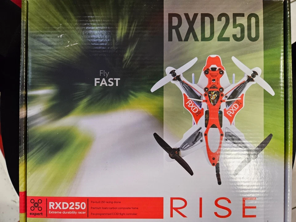FPV RACING DRONE Hobbico Rise RXD250 NEW IN BOX Extreme Durability Racing Drone - Image 1 of 1