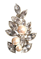 Jewelmint Fine Jewelry Brooch Pearl Pendent Crystal Handmade Costume Jewelry