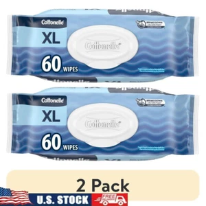 Toallitas húmedas lavables XL 60 unidades hipoalergénicas ducha frescas limpias sépticas seguras EE. UU. - Imagen 1 de 9