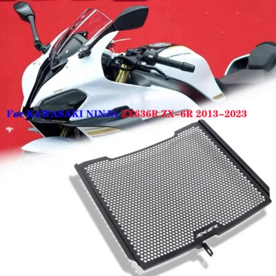 Radiator Oil Cooler Guard Grille Cover Protector For KAWASAKI NINJA ZX636R ZX-6R - Image 1 of 4