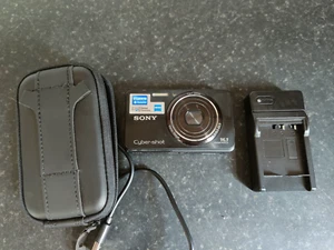 Sony Cybershot DSC-W580 kompakte Digitalkamera 16,1 MP CCD SENSOR + LADEGERÄT - Bild 1 von 6
