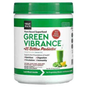Vibrant Health, Green Vibrance +25 mil millones de probióticos, versión 19.1, 23.83 oz (6) - Imagen 1 de 2