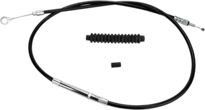 Barnett Black Vinyl w/ Chrome Elbows Clutch Cable: Stock Length 101-30-10020HE - Picture 1 of 1