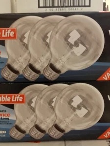 9 - Feit Electric 3-Pack 40G25/3 Bath Vanity Lightbulbs Double Life - CLEAR - Picture 1 of 3